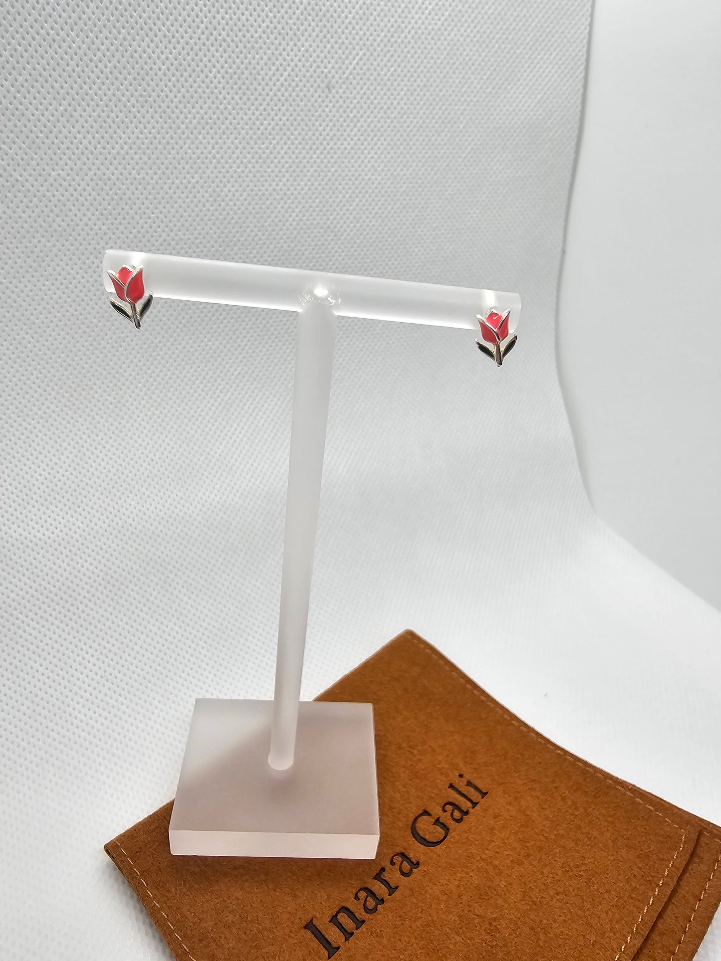 Cartilage Earrings Tiny Tulip Stud - Inara Gali