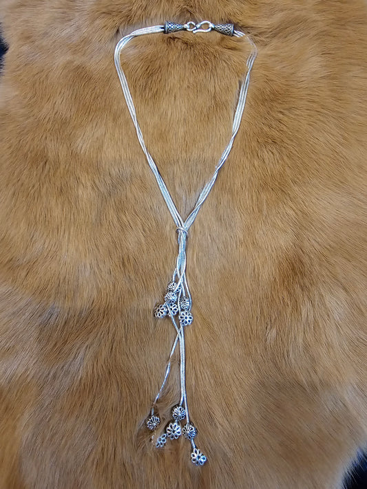 Adjustable Pure Silver Multilayer Necklace - Inara Gali