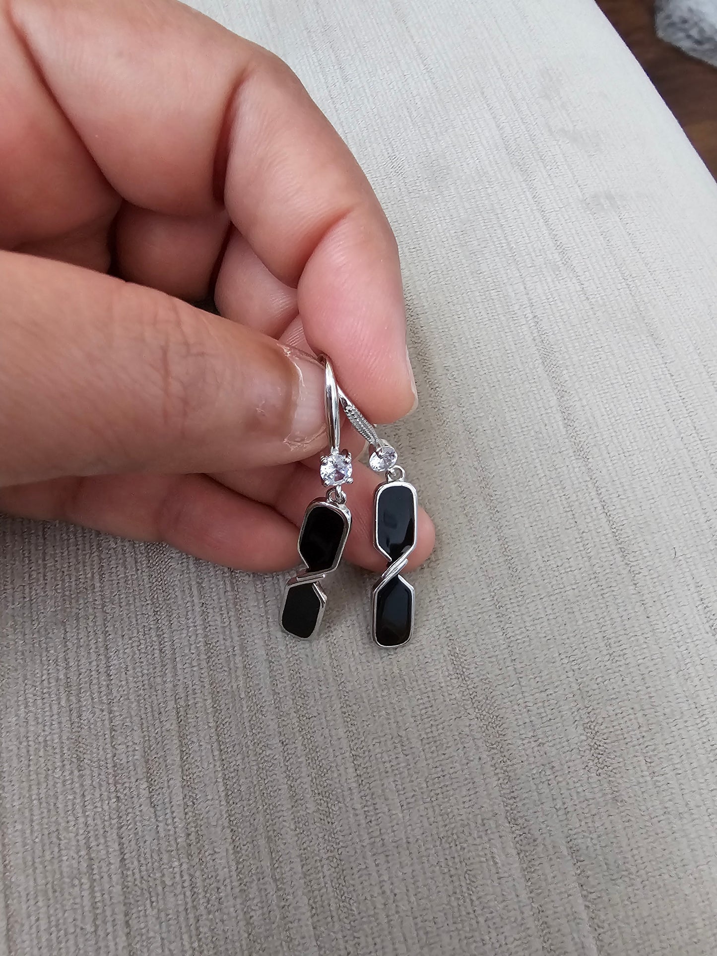 Black Drop Earring - Inara Gali