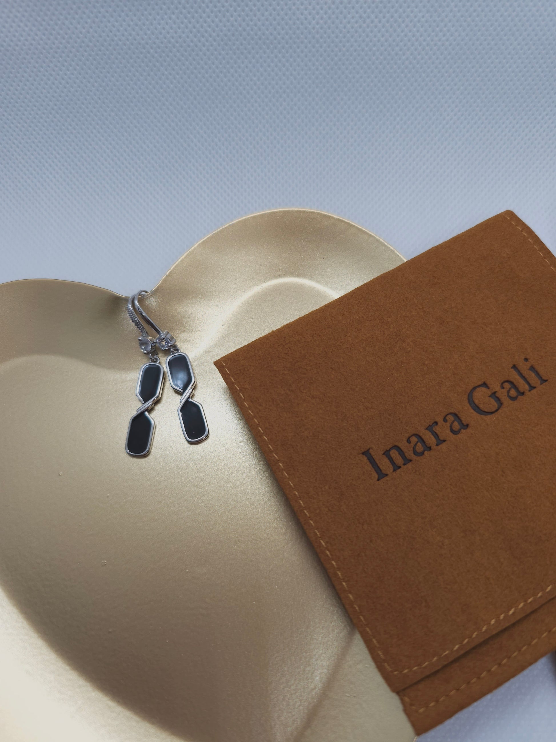 Black Drop Earring - Inara Gali