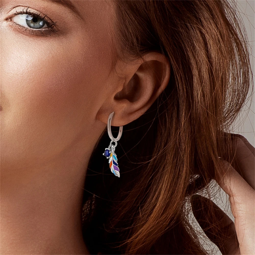 Feather Drop Earring - Inara Gali