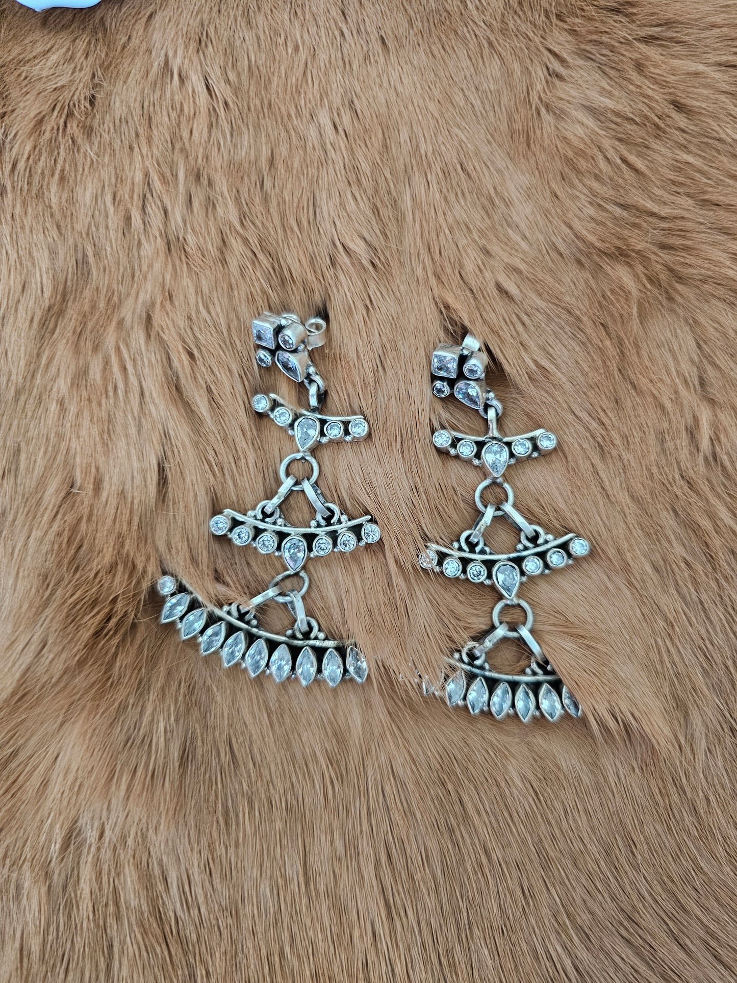 Multi Layer Tier Drop Jhumka - Inara Gali