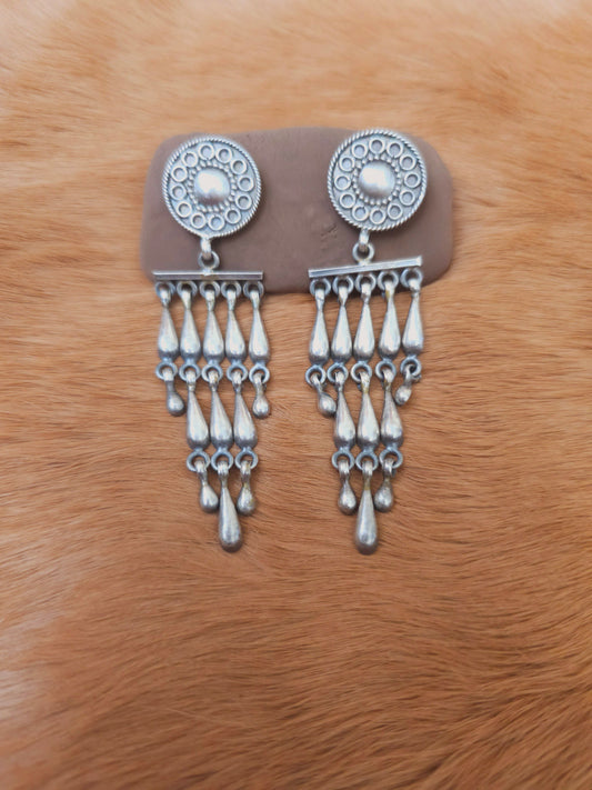 Silver Water Drop Earring Jumka - Inara Gali