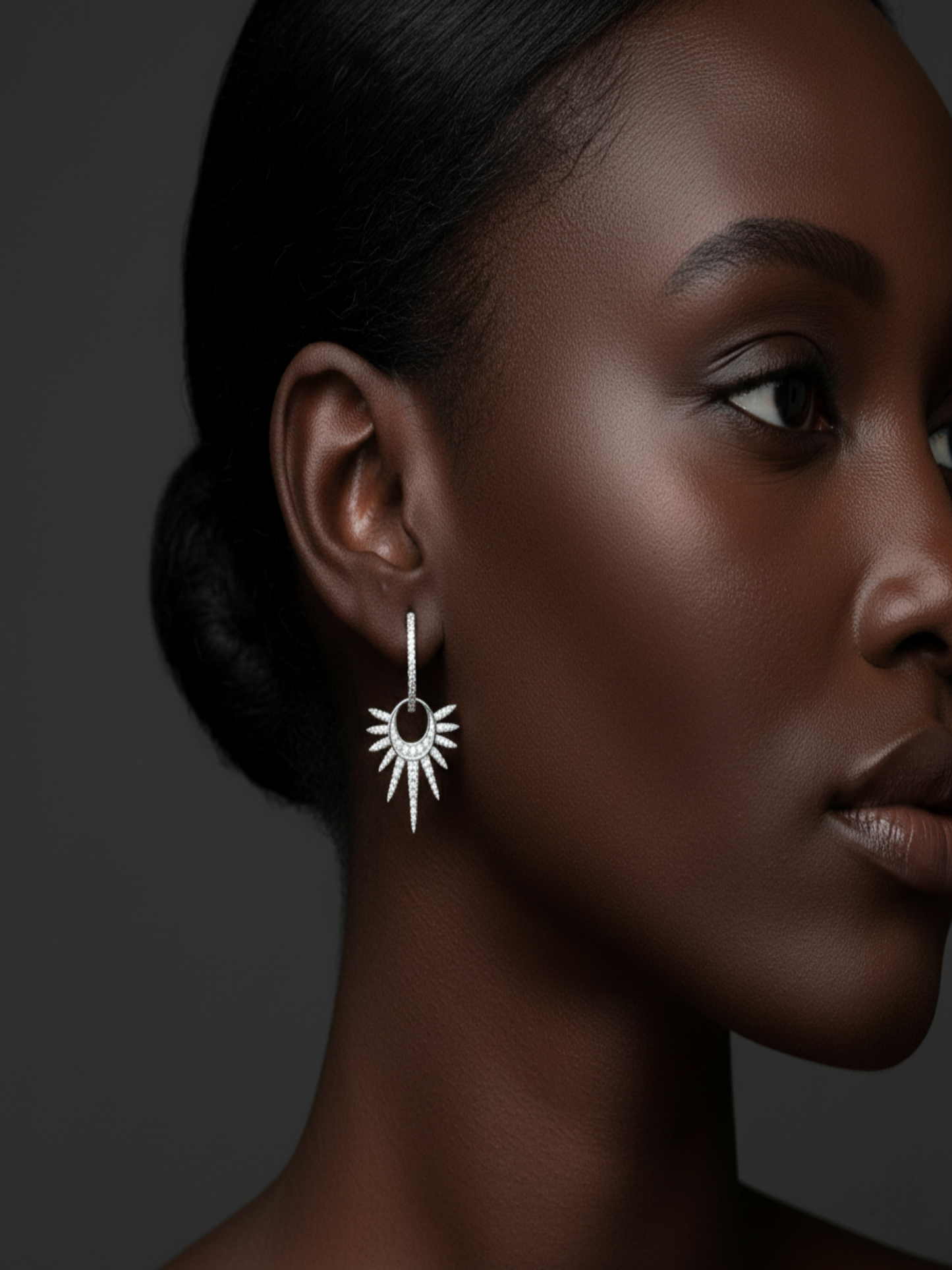 Stellar Sunburst Drop Earrings